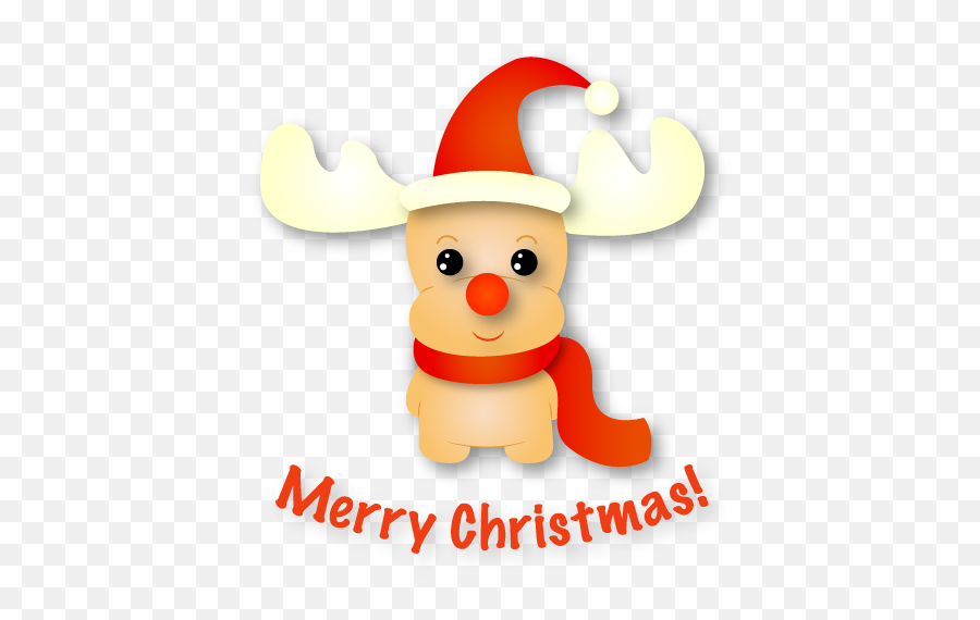 Rudolf - Christmas Emoji By Andromeda Software Srl,Merry Christmas Emoji