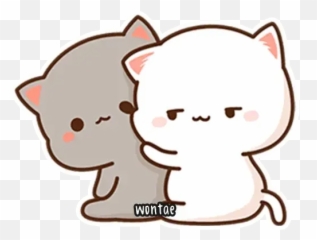 Mochi Mochi Peach Cat Whatsapp Stickers - Stickers Cloud Mochi Mochi Peach Cat Whatsapp Sticker Emoji,Animated Cat Emoji