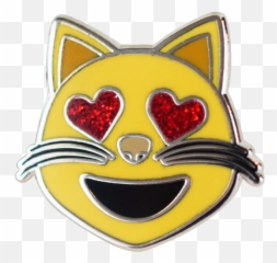 Download Hd Cat Emoji Pin - Happy,Instagram Emoji