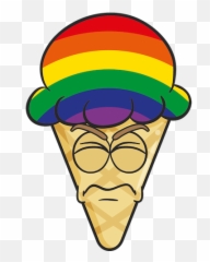 Gay Pride Ice Cream Cone Emoji Stickers Messages Sticker - 3 Happy,Emoji Stickers At Target