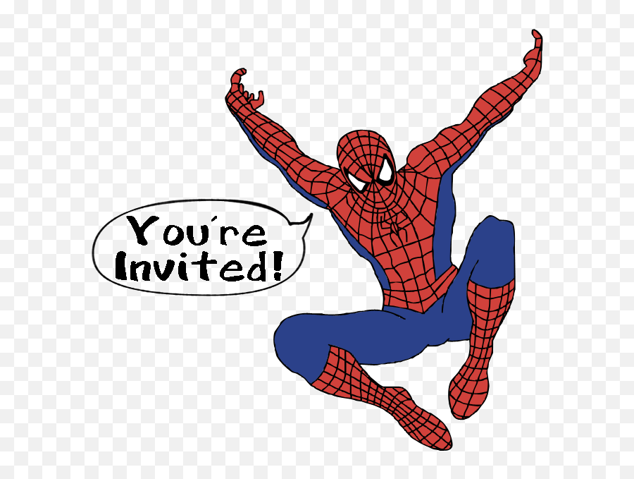 Invitation Clipart Acquaintance Party - You Are Invited Spiderman Emoji,Emoji Party Invite
