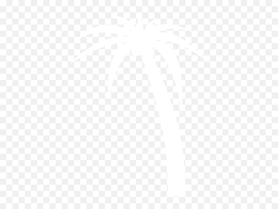 Palm Tree Silhouette - White Palm Tree Vector Png Download Palm Tree Clipart White Emoji,Palm Tree Emoji