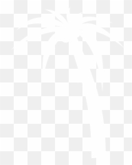 Palm Tree Silhouette - White Palm Tree Vector Png Download Palm Tree Clipart White Emoji,Palm Tree Emoji