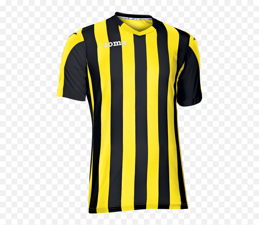 Joma Copa Tee Yellow Black - Yellow And Black Stripe Football Kits Emoji,Joma Brama Emotion