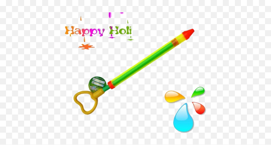 Holi Pichkari - Text Happy Holi Png Emoji,Holi Emoji