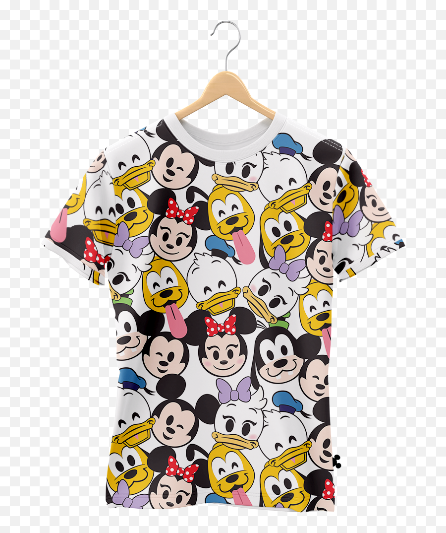 Disney Emoji Ladies Graphic T - Shirt Common Sense Short Sleeve,Lady Emoji
