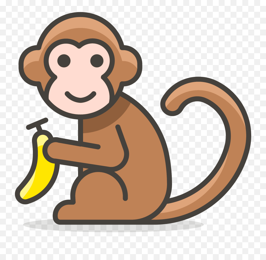 Monkey Emoji Clipart Free Download Transparent Png Creazilla - Transparent Background Monkey Emoji,Emoji Animals Png