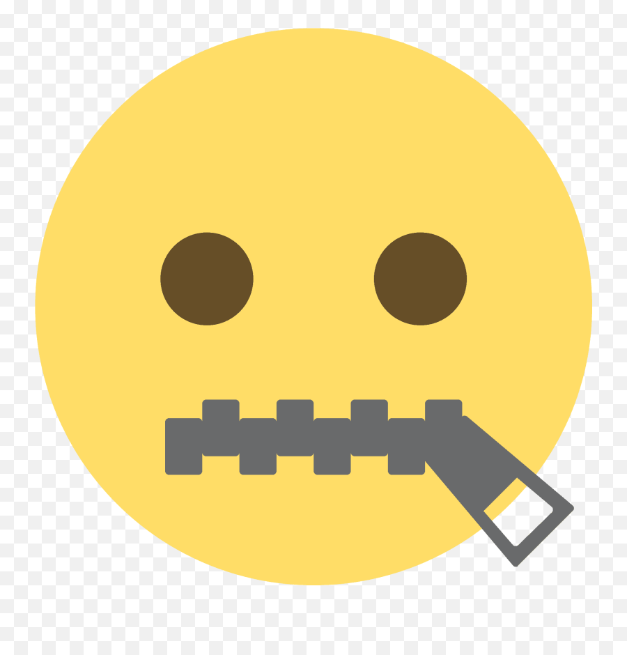 Zipper - Mouth Face Emoji High Definition Big Picture And Zipper Mouth Emoji,Hand Over Mouth Emoji