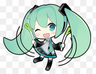 Hatsune Miku 2 Vijiti Kwa Whatsapp - Miku Emotes Emoji,Miku Emoji