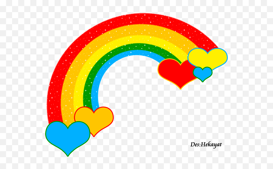 Positive Clipart Rainbow Baby Positive Rainbow Baby - Arco Iris Desenho Gif Emoji,Emoji De Arco