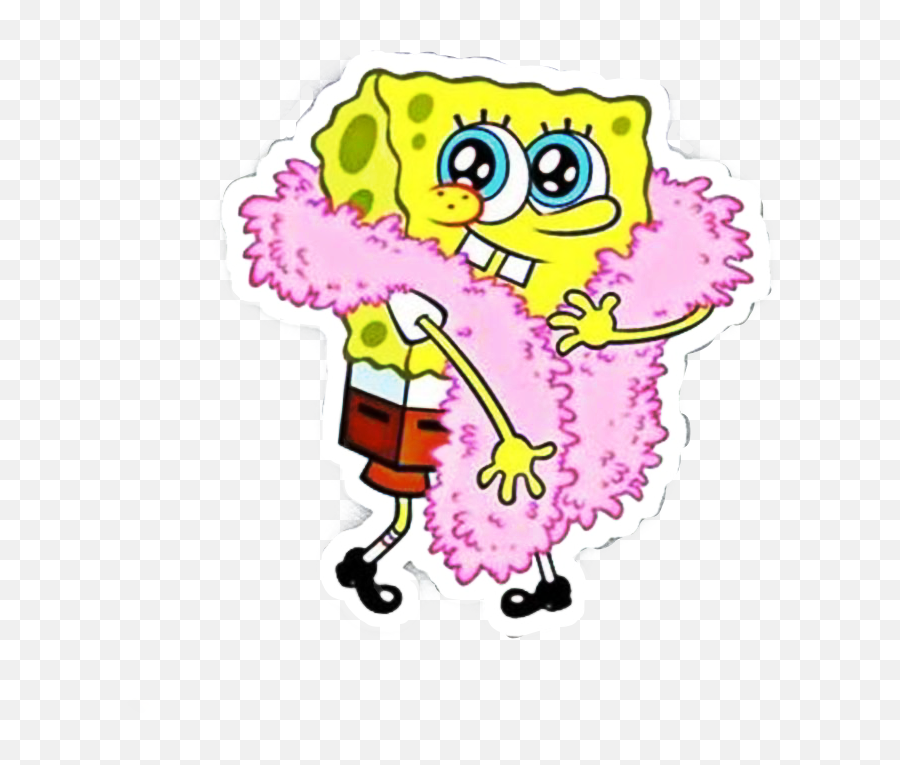 Spongebob Diva Cute Sticker By Just Someone - Bestie Pfp Emoji,Pink Diva Emoji