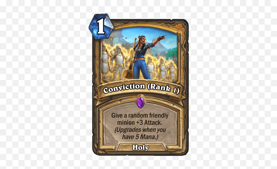 New Paladin Epic Card Revealed - Conviction News Hearthpwn Hearthstone Conviction Emoji,Negative Emotions Paladin