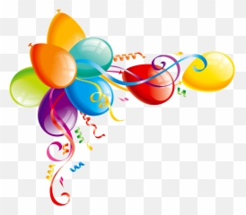 Enfeite Aniversário Png - Balloons Clipart Free Emoji,Emojis Aniversário