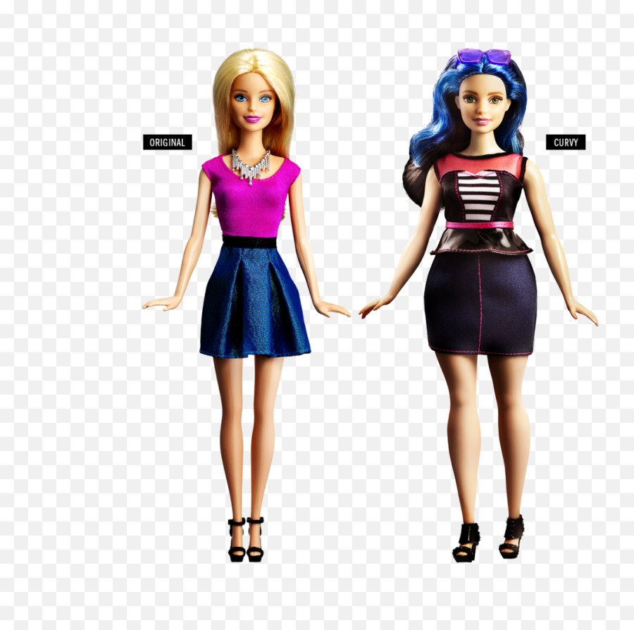 Barbie - New Barbie Body Types Emoji,Emotion Face Doll Velcro Pull Up