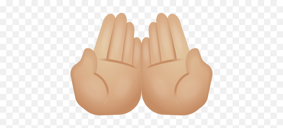 Palms Up Together Medium Light Skin - Sign Language Emoji,Medium Skin Tone Elf Emoji