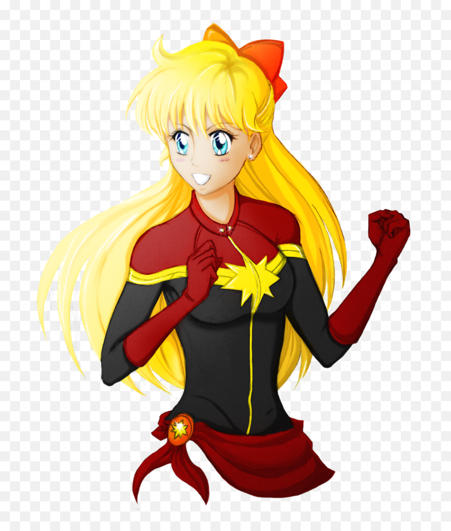 The New Captain Marvel - Ms Marvel Sailor Moon Emoji,Captian Marvel No Emotions