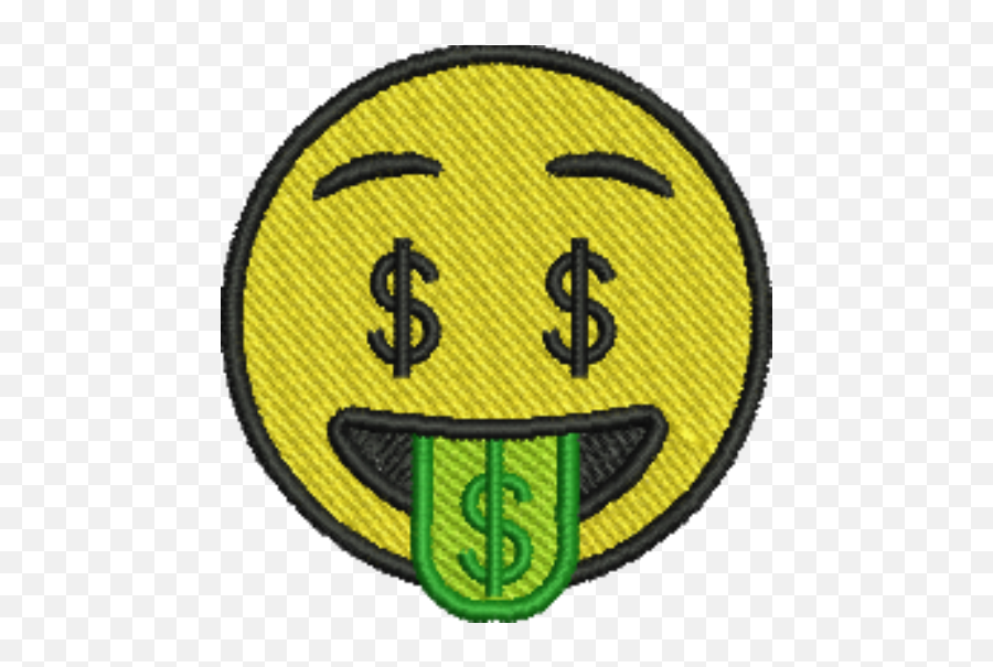 Emoji Money Tongue Iron - On Patch Money Iron On Patch,Money Emoji