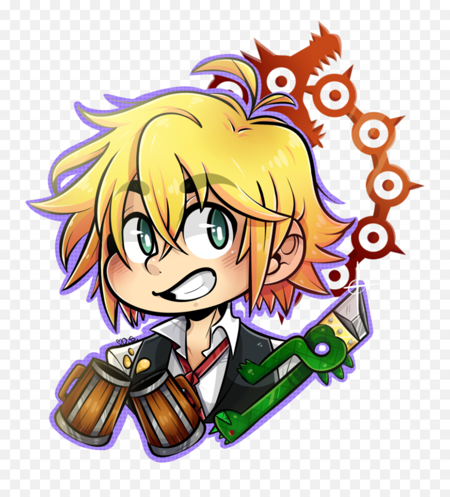 Meliodas - Seven Deadly Sins Meliodas Chibi Emoji,Can Meliodas Get His Emotions Back