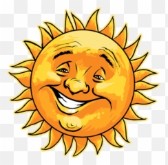 Pin - Sun Faces Emoji,Binding Of Isaac Emoticon Happy