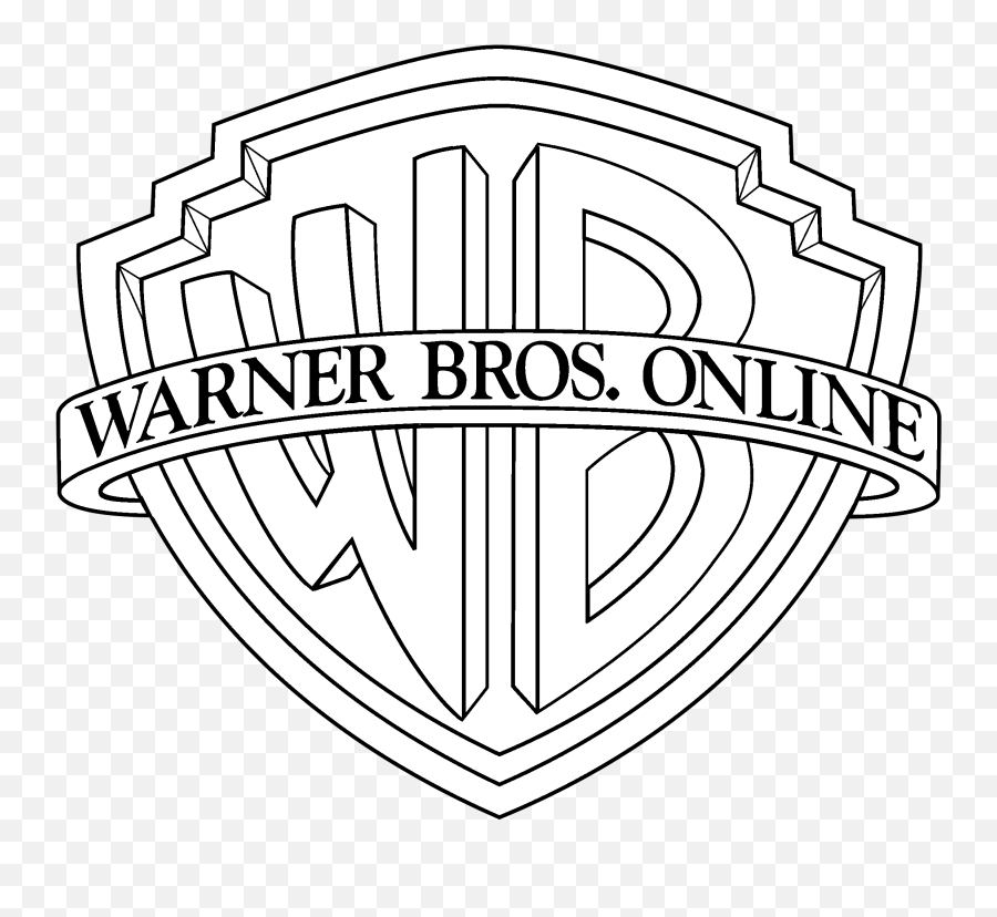 White Warner Bros Pictures Logo Png - Logo Keren Warner Bros Emoji,Matchstick Emojis