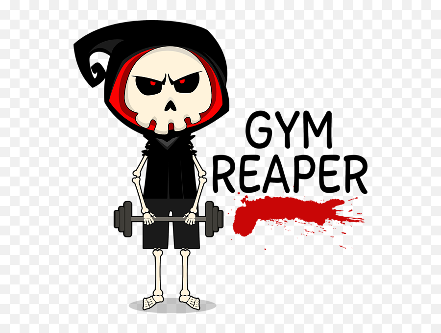 Gym Reaper Fitness Grim Reaper Training - Death And Gym Cartoons Emoji,Grim Reaper Emoticon Facebook