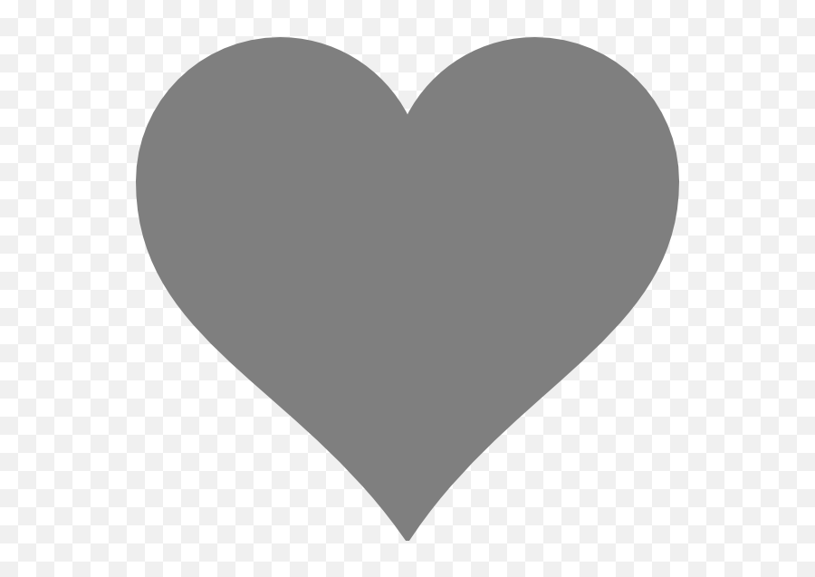 Gray Heart - Heart Icon Png Emoji,Gray Heart Emoji