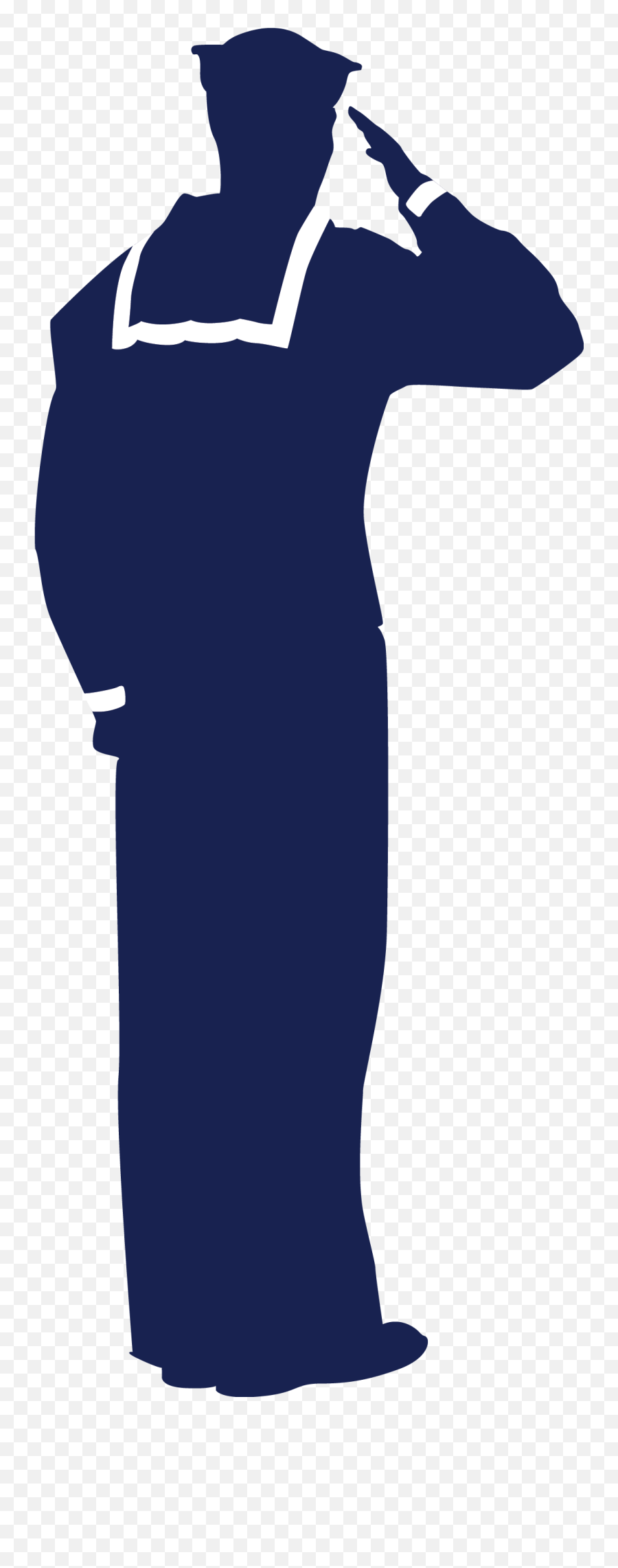 Us Navy Sailor Salute Clipart - For Men Emoji,Military Salute Emoji