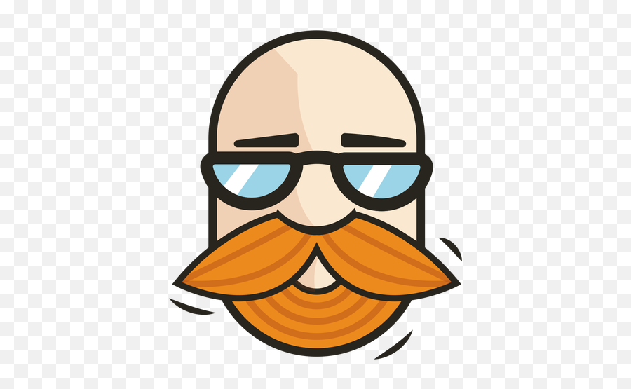 Bald Face Beard Logo Transparent Png U0026 Svg Vector - Smk Pgri 1 Bogor Emoji,Bearded Long Haired Male Emoji