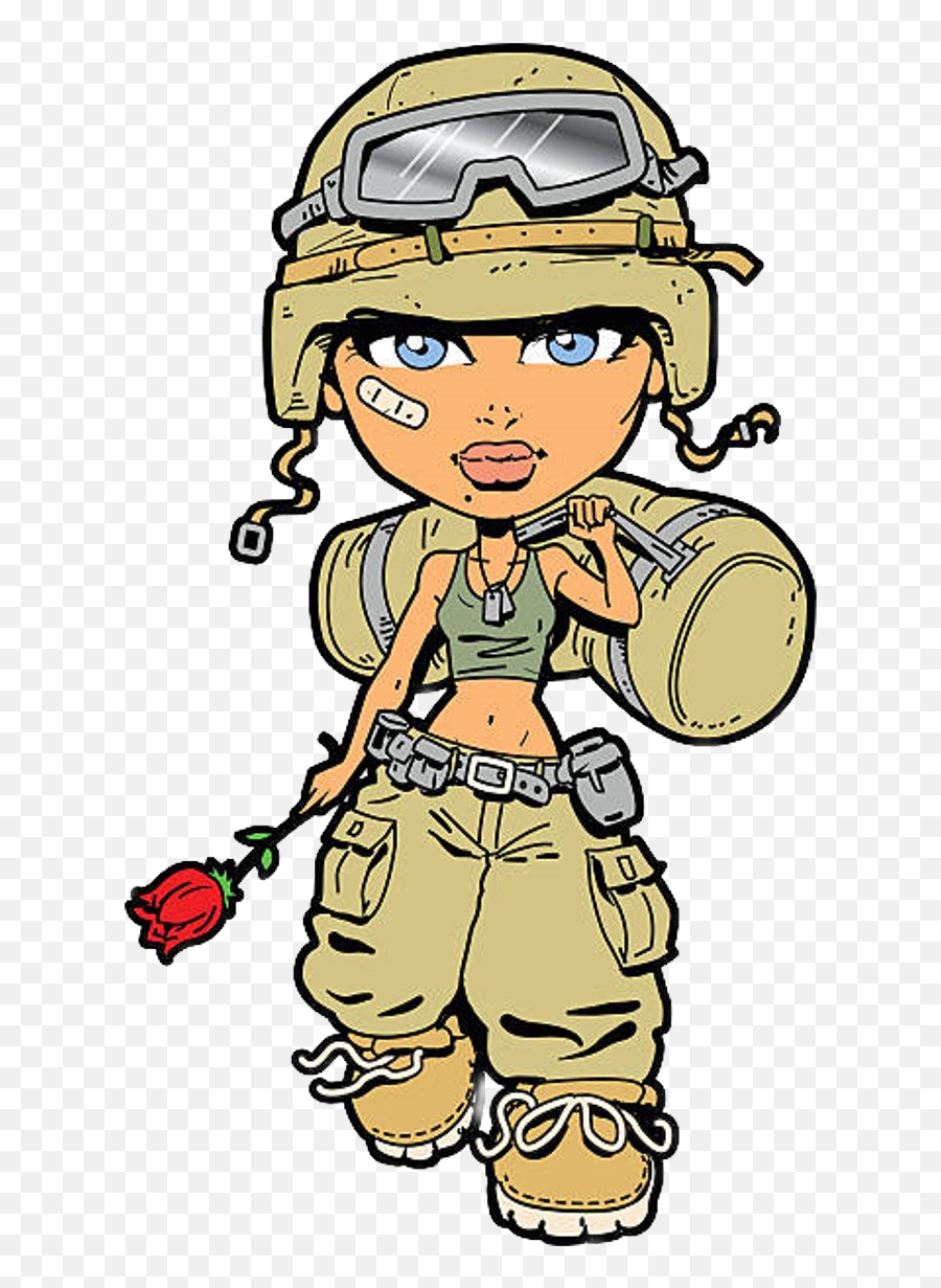 Army Kaserne - Female Drill Instructor Drawing Emoji,Army Emojis Bages