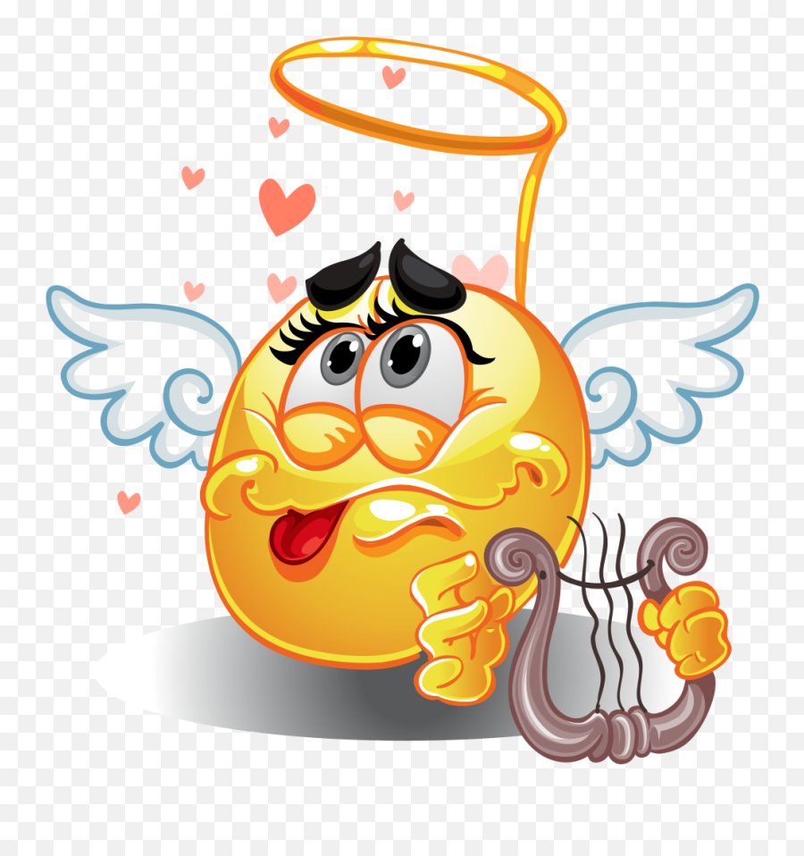 Angel Emoji Decal,Opposite Of Angel Emoji