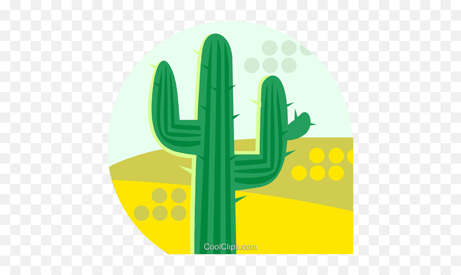 Download Hd Cactus Growing In The Desert Royalty Free Vector Emoji,Birthday Emoji Story