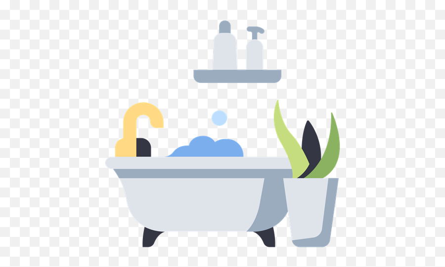 Bathroom Flat Interior Design Icons Emoji,Bath Emoji
