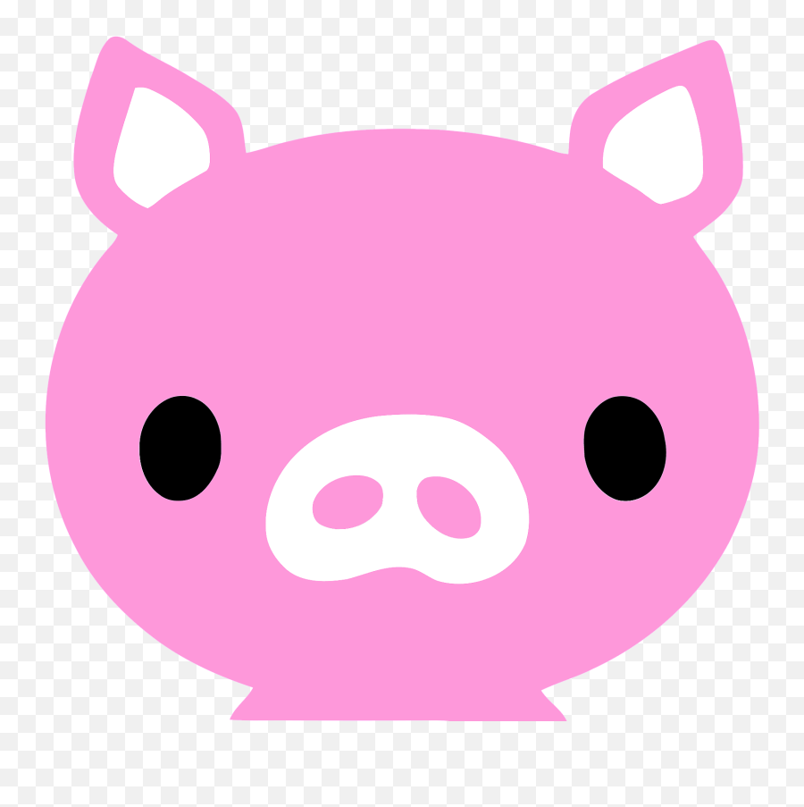 Piggy Face Clipart Free Download Transparent Png Creazilla Emoji,Discord Crispy Pork Emoji