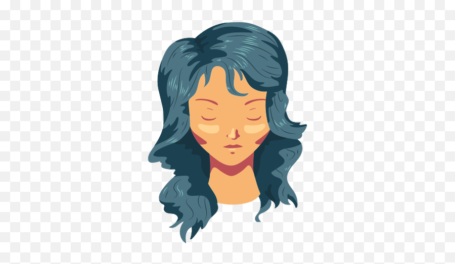 Long Hair Png U0026 Svg Transparent Background To Download Emoji,Brushing Hair Out Of Face Emoji