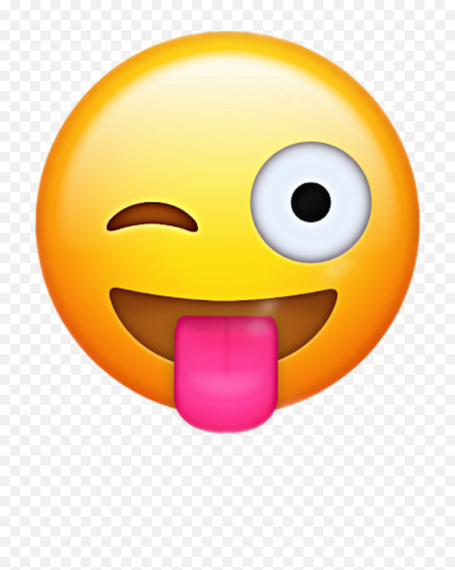 Emoji Crazy Sticker - Tongue Out Emoji Png,Crazy Smiley Emoticon