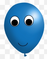 Balloon Clipart - Balloon Face Png Emoji,Emoticon Balloons