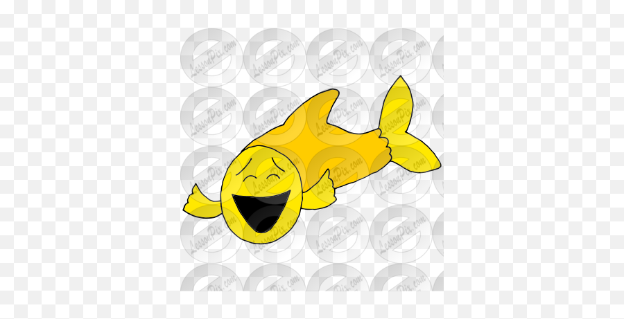 Excited Fish Picture For Classroom - Happy Emoji,Fish Emoticon