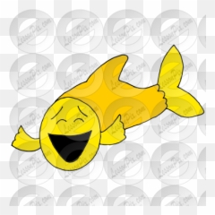 Excited Fish Picture For Classroom - Happy Emoji,Fish Emoticon
