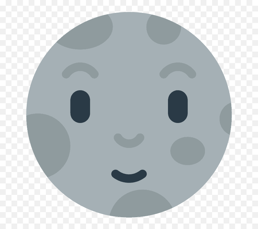 New Moon Face Emoji Clipart - Kiri Vehera,Luna Emoji