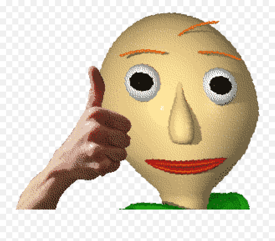 Baldi Gives You The Good Thumbs - For Adult Emoji,Baldi Emoji