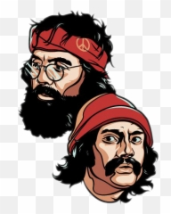 Cheech Chong Sticker - Cheech And Chong Vector Png Emoji,Tommy Chong Emoji App
