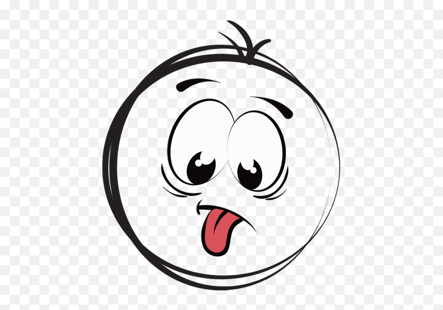Crazy Tongue Out Emoticon - Canva Happy Emoji,Sticks Tongue Out Emoticon