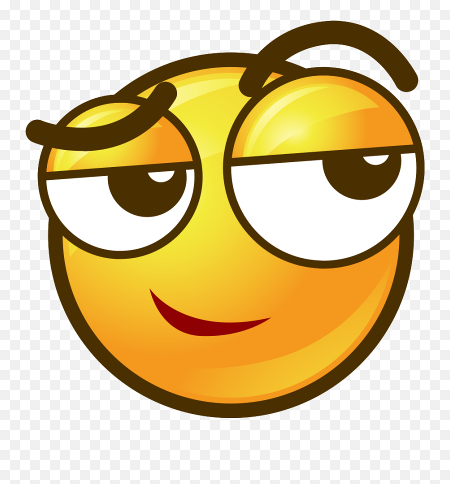 Free Emoji Circle Face Smirk Png With - Emoji,Emoji
