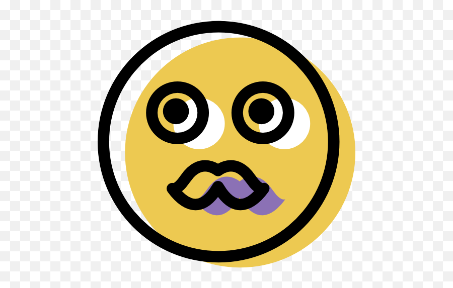 Gambar Emoticon Kumis Hd Terbaru - Emoticon Emoji,Emoticon Terbaru