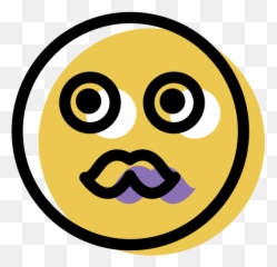 Gambar Emoticon Kumis Hd Terbaru - Emoticon Emoji,Emoticon Terbaru
