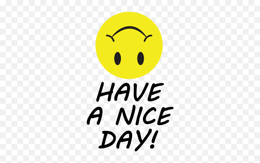 Tricou Have A Nice Day - Dot Emoji,Emoticon De Craciun