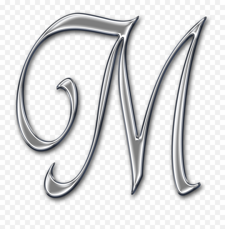 Free Letter M Download Free Clip Art - Fancy Letter M Emoji,M&m Emoji Candy
