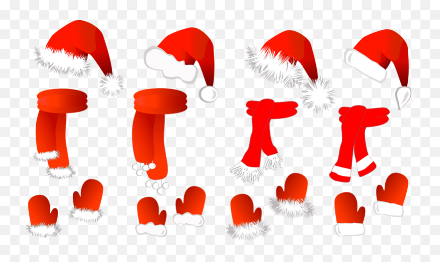 Picture Transparent Download Claus Sombrero De La Bufanda - Vector Santa Hat Svg Emoji,Twas The Night Before Christmas Emojis