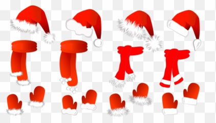 Picture Transparent Download Claus Sombrero De La Bufanda - Vector Santa Hat Svg Emoji,Twas The Night Before Christmas Emojis