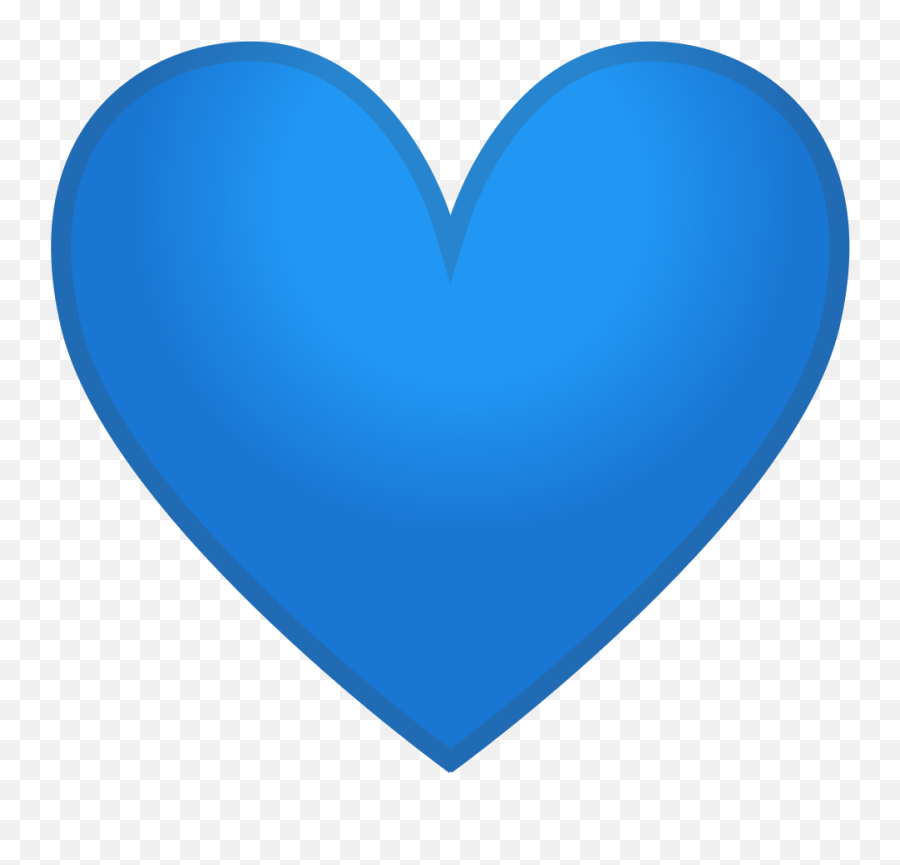 Heart Icons Blue - Emoji Blue Heart,Love Emoji Icons